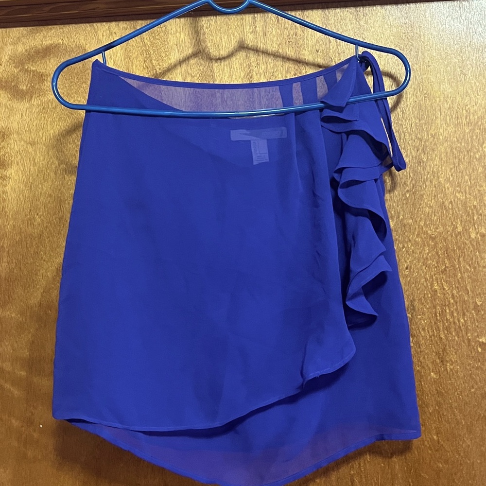 Silk skirt, light purple